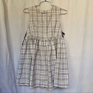 Elkin 90s babydoll plaid dress
